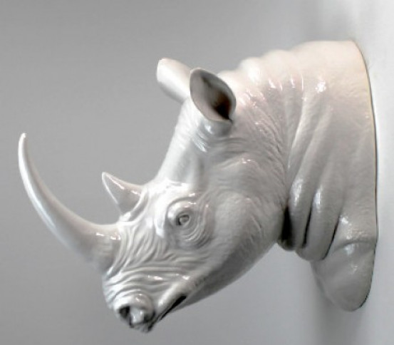 Testa di Rinoceronte da appendere