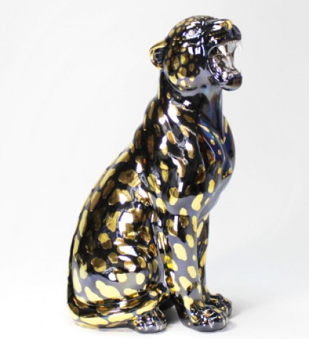 Panther with gold spots