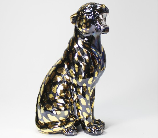 Panther with gold spots