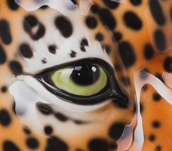 Leopardenvasenhalter