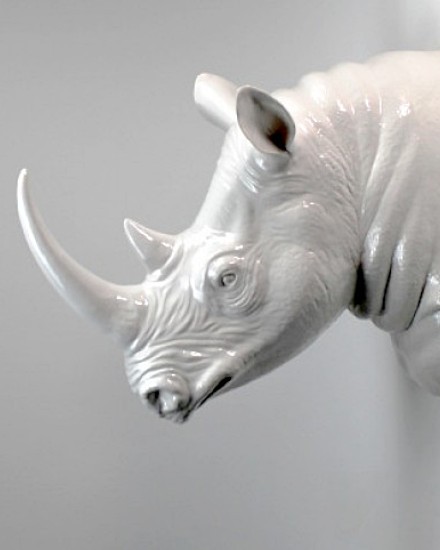 Testa di Rinoceronte da appendere