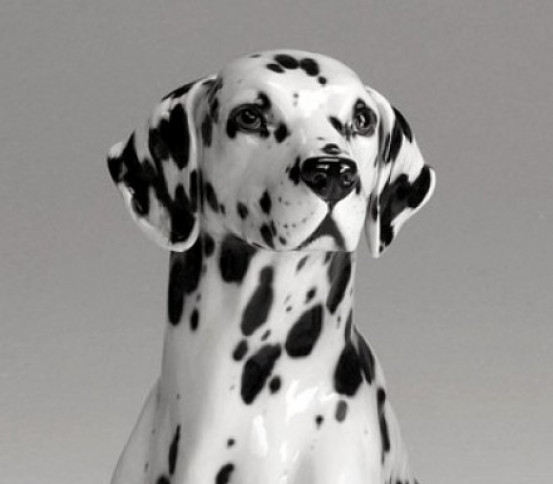 Dalmatian dog statue