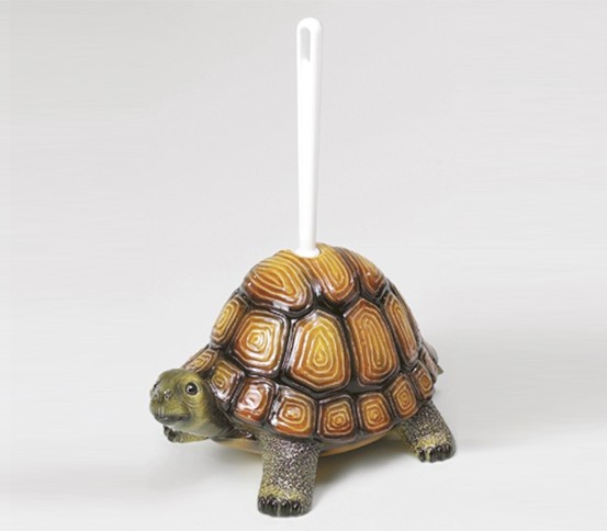 WC brush holder Turtle