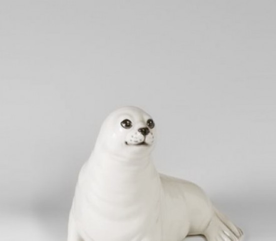 WC brush holder white Seal