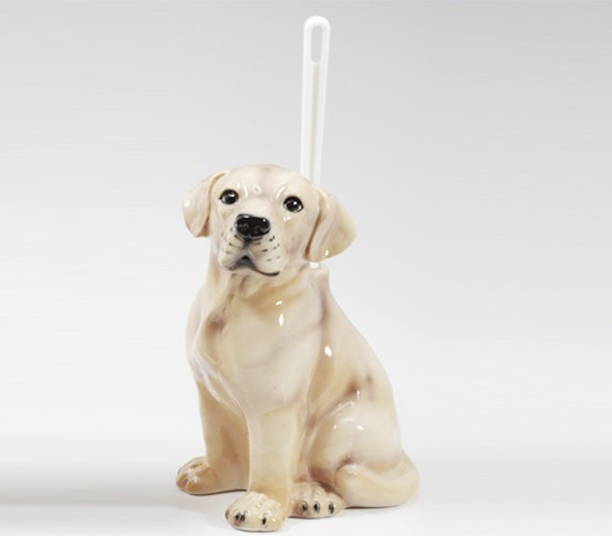 WC brush holder Labrador