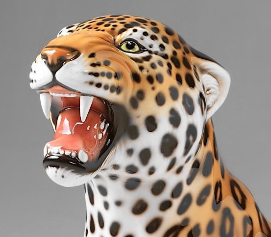 Estatua de jaguar