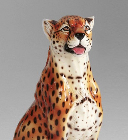 Geparden aus Keramik